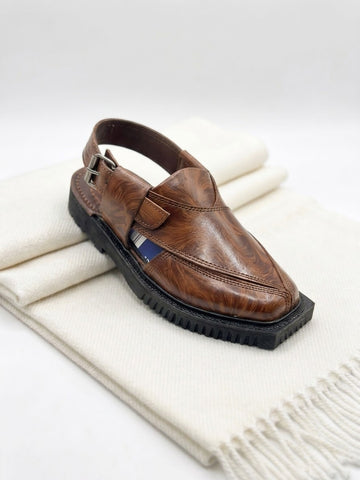 Peshawari Narozi Pure Leather Handmade